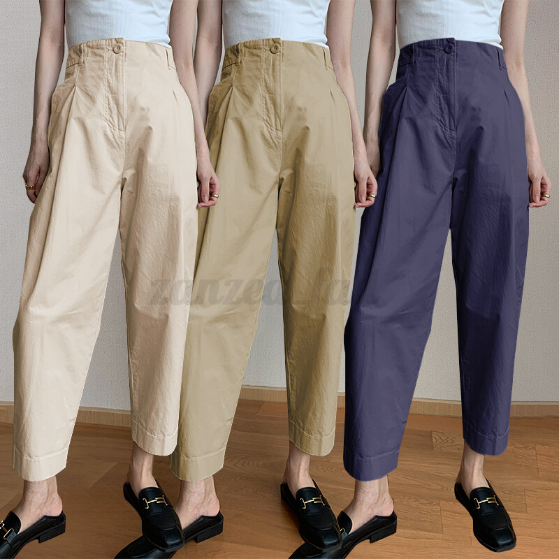 Брюки Women Elastic Waist Chino Pants 